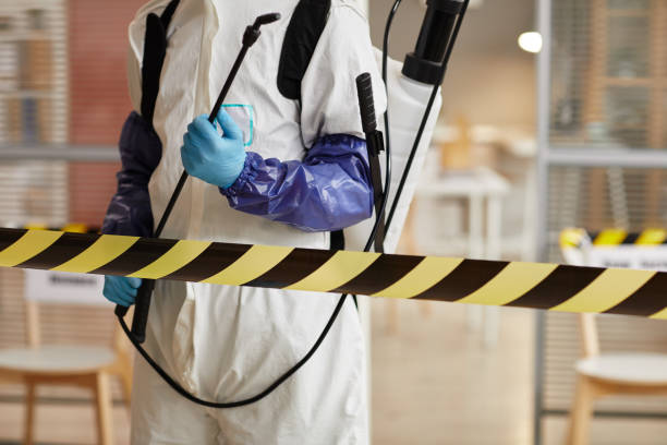 Professional Trauma Scene Cleanup technician working in Urbana, IA